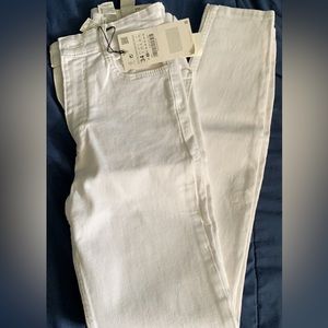 White Zara Skinny jeans size 2